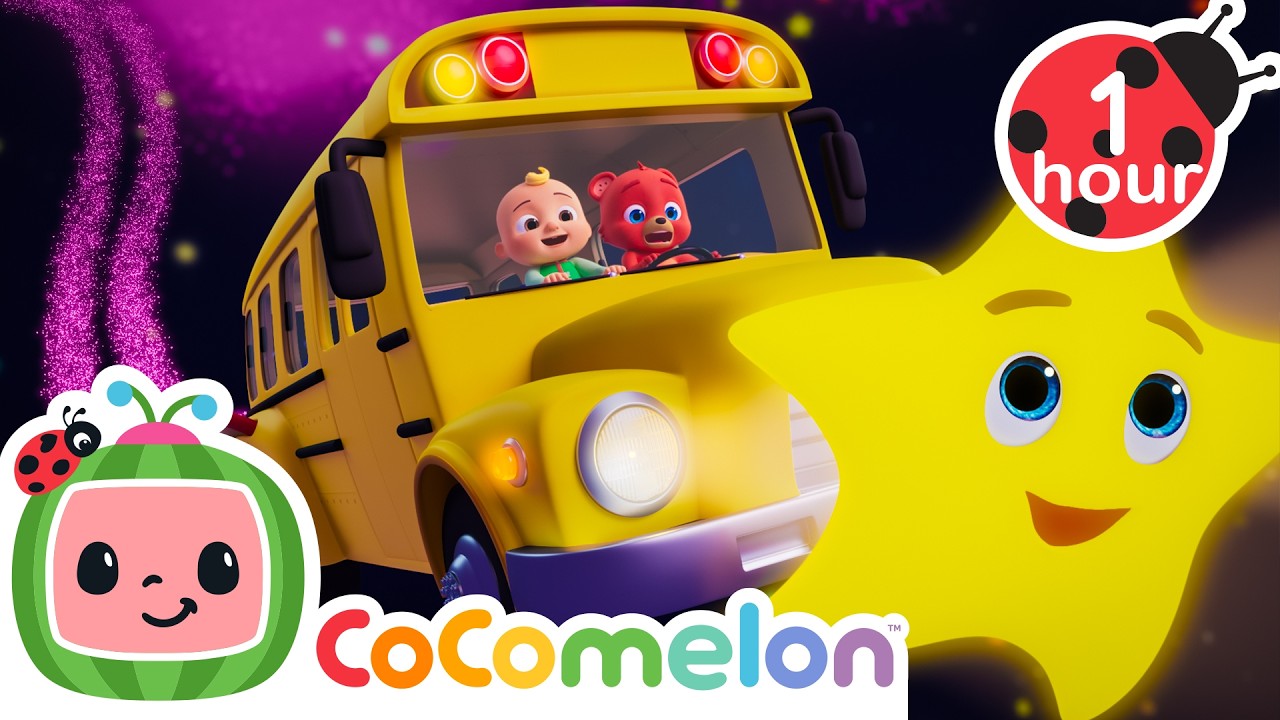 JJ's Twinkle Bus Space Adventure! ⭐| CoComelon Animal Time