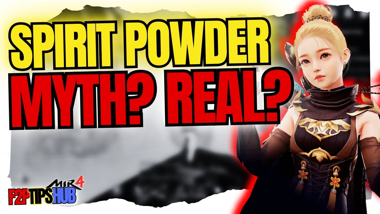 MIR4 Spirit Powder – Myth ba o Totoo? (F2P Tested) - YouTube