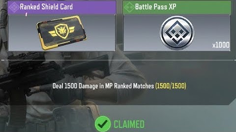 Call Of Duty Mobile Deal 1500 Damage in MP Ranked Matches Task Complete