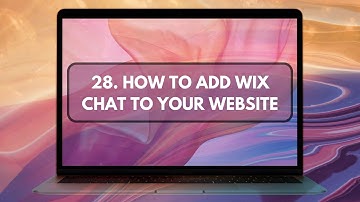28. How To Add Wix Chat To Your Website (Learn How To Make A Website WIX)