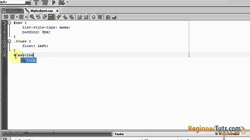CSS (cascading style sheets) for beginners  #8 - Simple CSS navigationbar