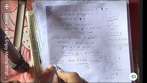 Integers: The product of m consecutive integers is divisible by m.