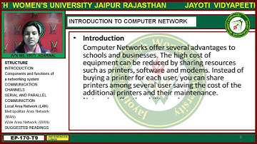 Jayoti Vidyapeeth - Faculty of Engineering and Technology - Introduction to Computer Network