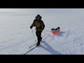 How to pack the pulk for winter back country skiing