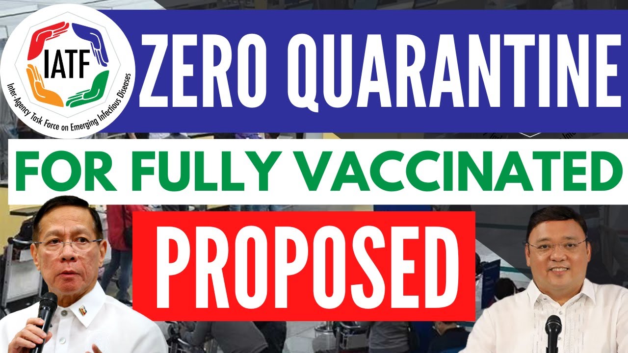🔴TRAVEL UPDATE LIFTING OF QUARANTINE FOR FULLY VACCINATED TRAVELERS TO