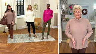 Belle by Kim Gravel Boot Ready Stirrup Ponte Pant on QVC