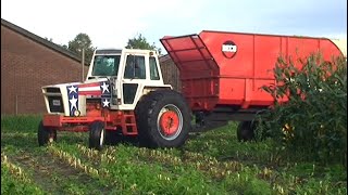 Maïs 2011 | Nostalgisch hakselen met Loonbedrijf "De Pijp" | Case Agri KIng |      Volvo in de sloot