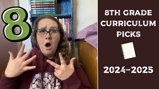 8th Grade Curriculum Choices 2024-2025 | Secular Homeschool