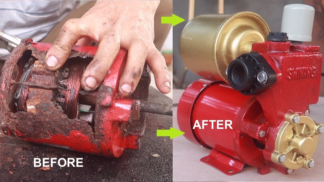 How To Restoration Extremely Rusty Pump | Rehabilitate Step By Step