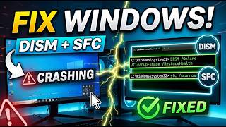 💻 Windows PC Freezing, Crashing, or Acting Strangely Fix it with  DISM & SFC!