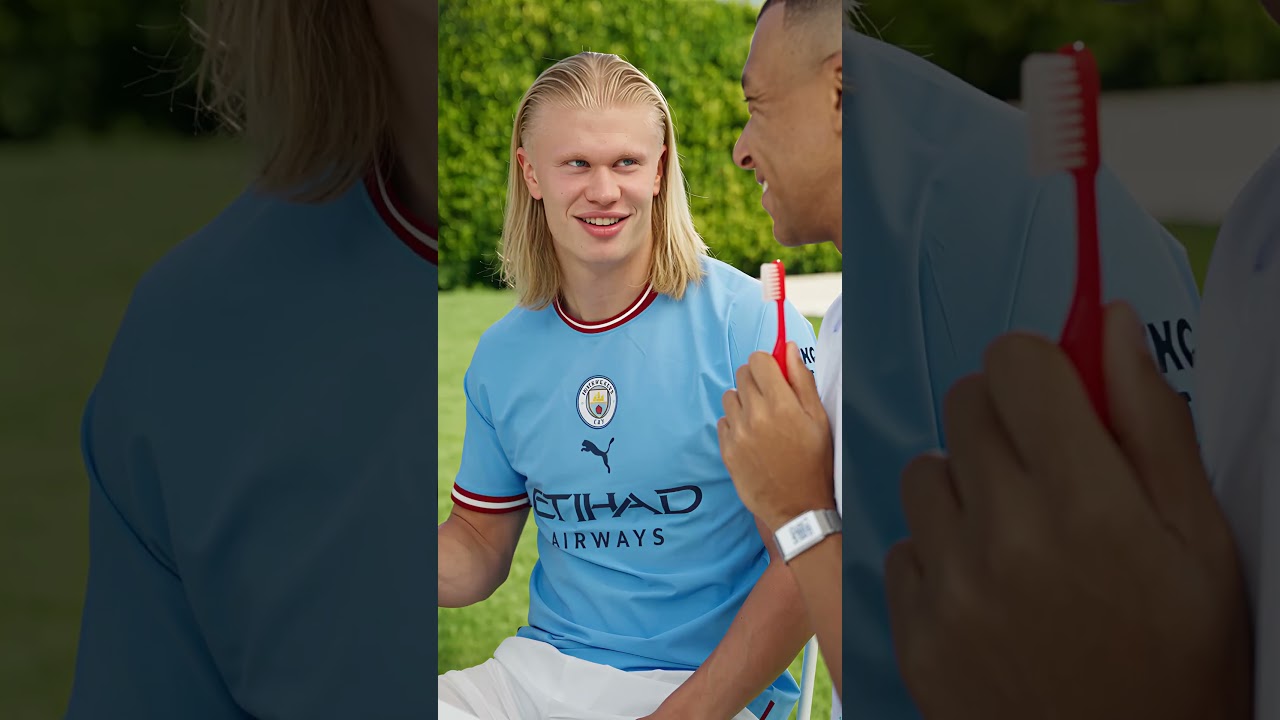 MBAPPE was too smart for his own good  #haaland #funny #football #mbappe 152