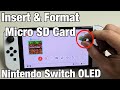 Nintendo Switch OLED: How to Insert SD Card &amp; Format