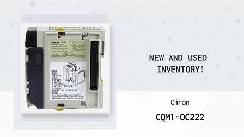 Buy CQM1-OC222 Omron Output Module | 8386 from Santa Clara Systems