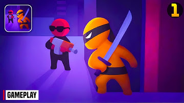 Stealth Master - Gameplay Walkthrough Part 1 Become A Stealth Master Assassin Ninja (iOS, Android)
