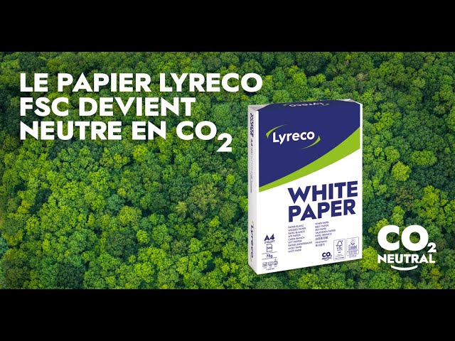 Watch Lyreco Papier C02 Neutre FR on YouTube.