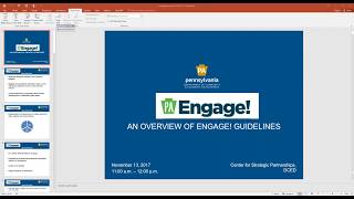 An Overview of the Engage! Program