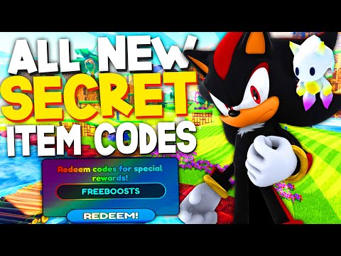 ALL NEW *SECRET* CODES in SONIC SPEED SIMULATOR CODES! (Sonic