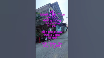 Đất 1/ đường Bến Than, xã Hòa Phú, dt 144m2, chỉ 2 tỷ 150 (S379)  #datcuchi #shorts