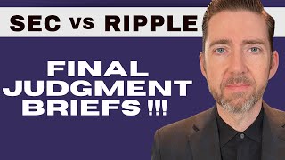 Jeremy Hogan on Final Judgment Briefs in Ripple v. SEC case. Finally! Surprise Surprise.