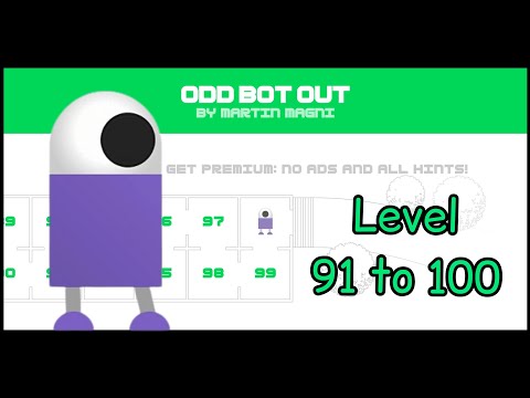 Odd Bot Out Level 91-100 | Walkthrough | Play Like Prince