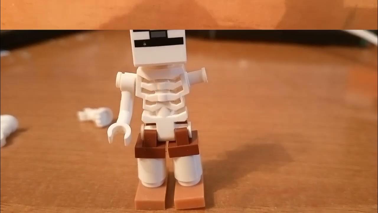 Лего мутант из обычного скелета в Майнкрафте. - YouTube