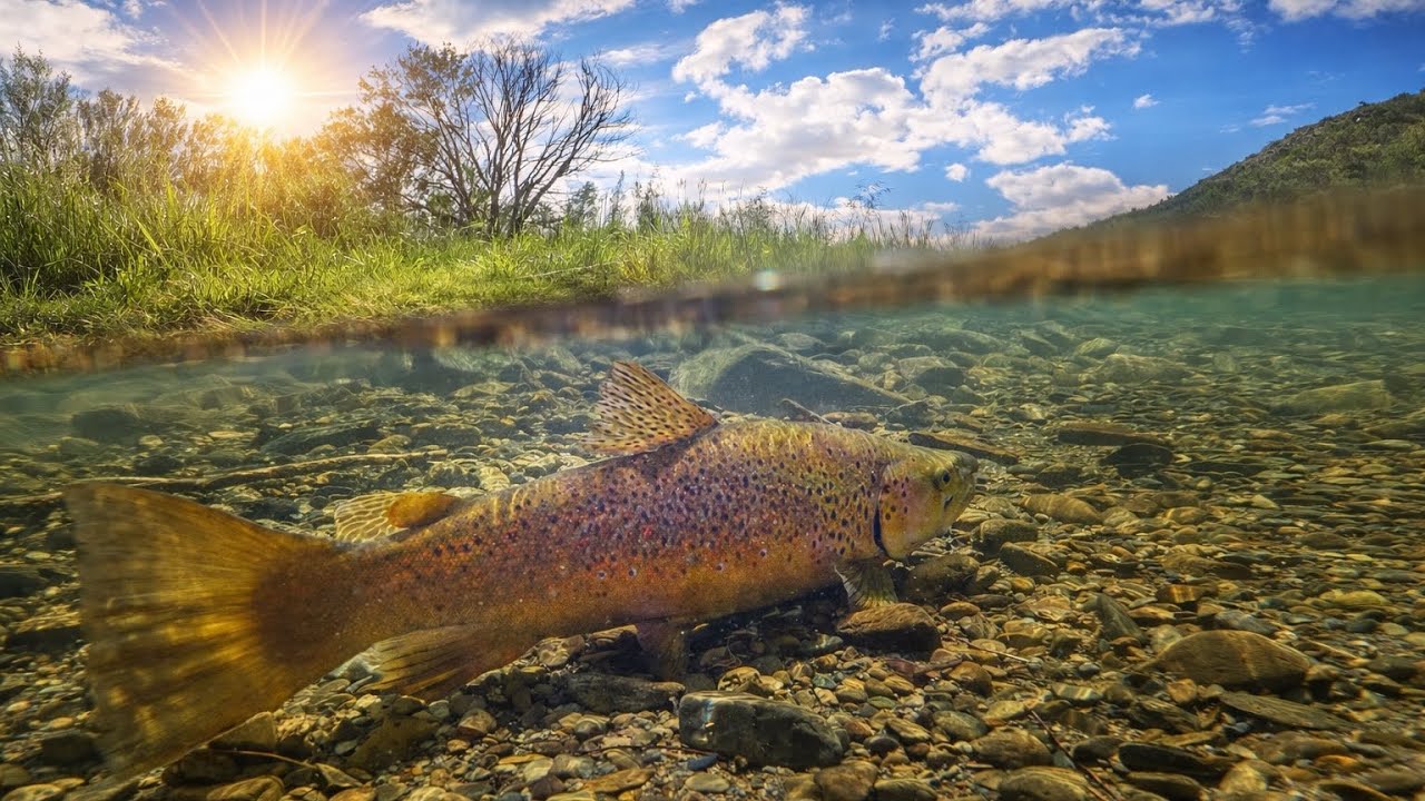 Рыбалка нахлыстом на одной из кристально чистых рек Новой Зеландии | Прошло 20 лет!