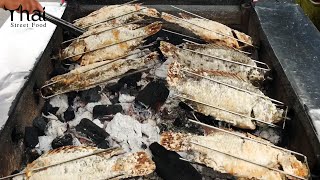 Grilled Fish Cooking Machine | Thai Street Food | थाई स्ट्रीट फूड