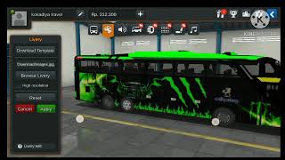 How to change skin of bus simulator Indonesia ? Monster skin screenshot 1