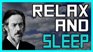 Alan Watts Talks You To Sleep Talking About Sleep ~ PsychVisuals ~  [Binaural Sleep Therapy]