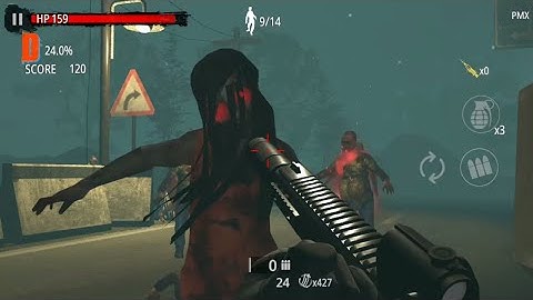 Zombie Hunter D-Day : Offline FPS - Android Game Gameplay Part #2