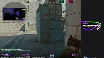 twitch chat reacts to Stewie 1vs4 clutch! (CS2)