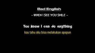 Bad English - When I See You Smile | Story Music Lirik dan Arti