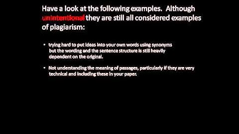 Plagiarism - What is it and how to avoid it?