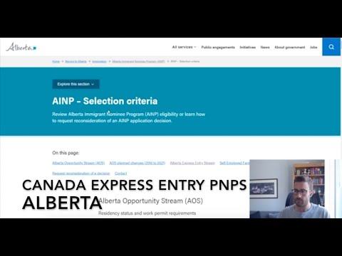 Canada Express Entry PNPs: Alberta | AINP