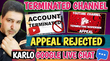 Channel Termination & Appeal Rejection: How to Recover Your YouTube Channel via Google Chat