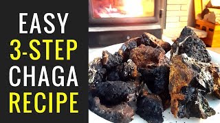 EASY Chaga Mushroom Recipe - From TREE to TEA