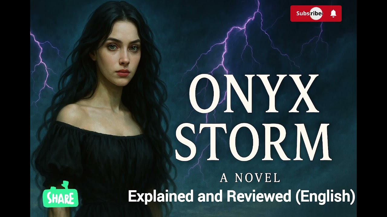 Onyx Storm – Book Summary & Review | A Dark Fantasy You Can't Miss! (English)