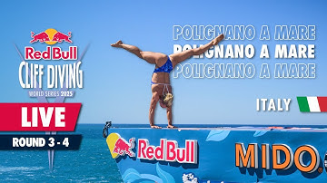Cliff Diving in Polignano a Mare, Italy | ROUND 3+4 | Red Bull Cliff Diving World Series 2025