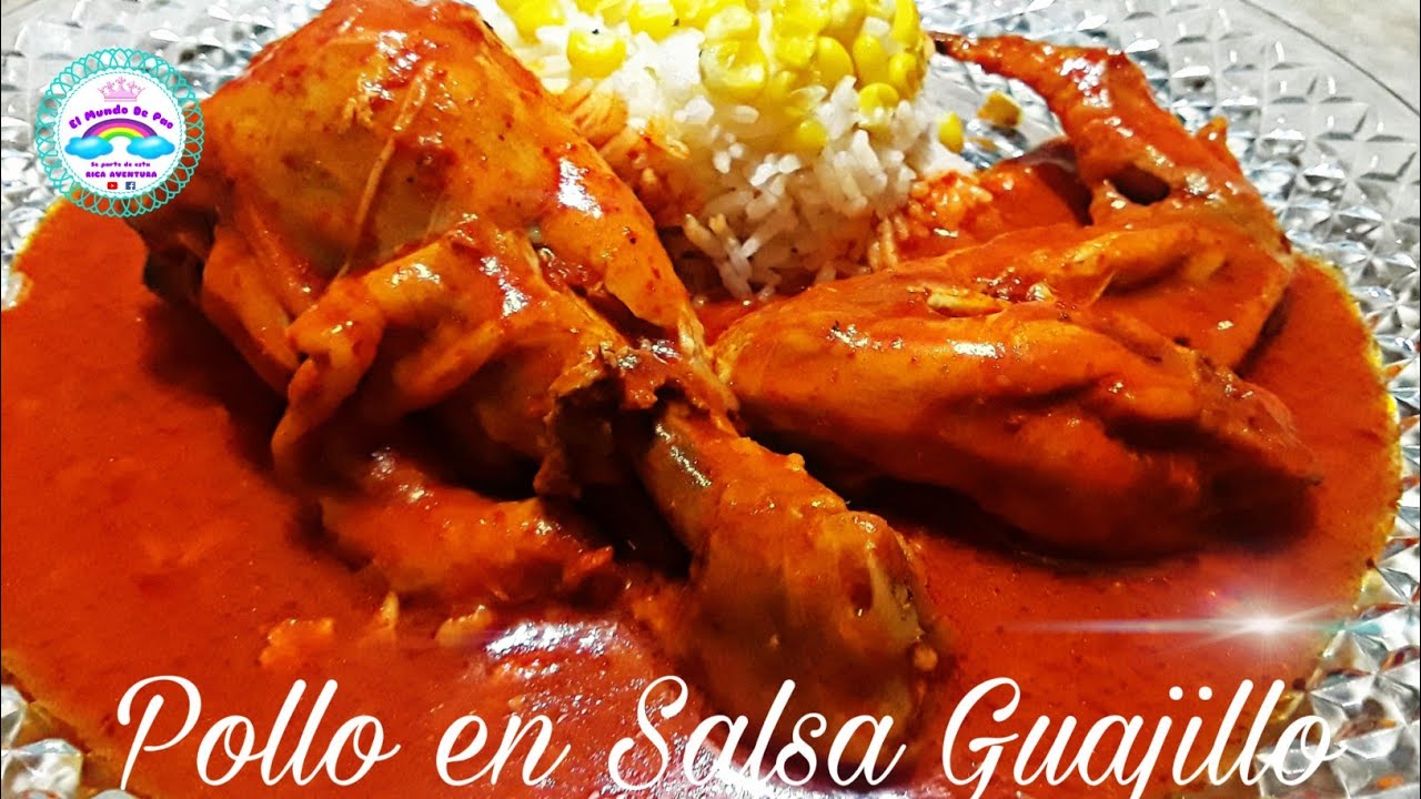 🌶Pollo en salsa guajillo 🌶 - YouTube