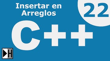 Operacion Insertar en Arreglos en C++ [Curso de Programación C++] [22/28]