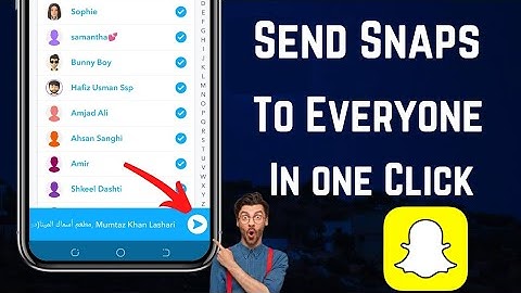 How to Send Snaps to Everyone at Once | How to Send Snaps to All Friends at Once |in One Click|2023|