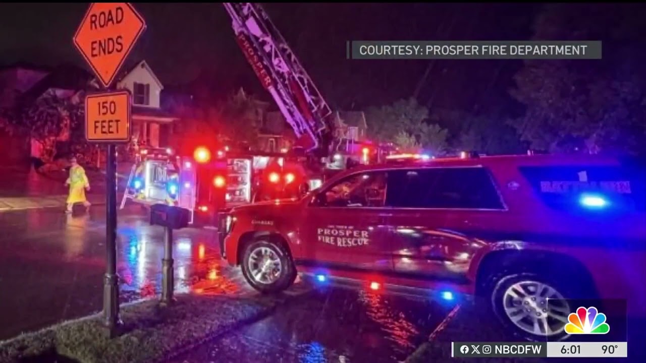 Prosper family's home gutted by fire after lightning strike