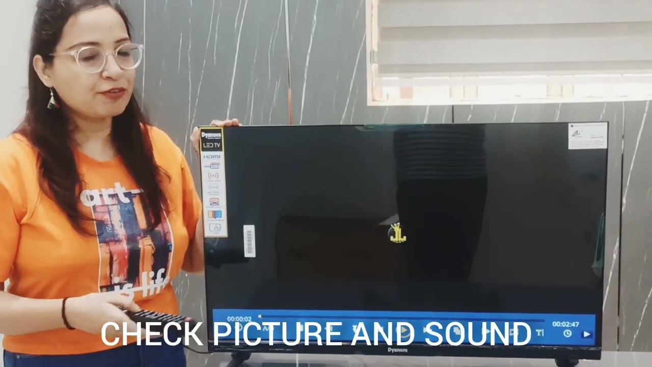 Dyanora 32" Non-Smart LED TV Full Demo