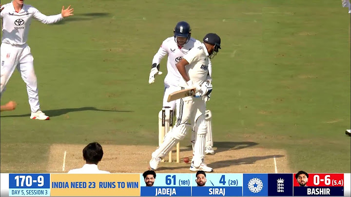Watch - Ind vs eng last over drama today, mohammed siraj wicket today, ind vs eng 3rd test last over