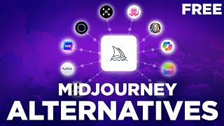 Top 10 FREE Midjourney alternatives | AI art generators (Hindi)