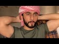 How to tie arabic handsome guy shemagh  tutorial majid shah