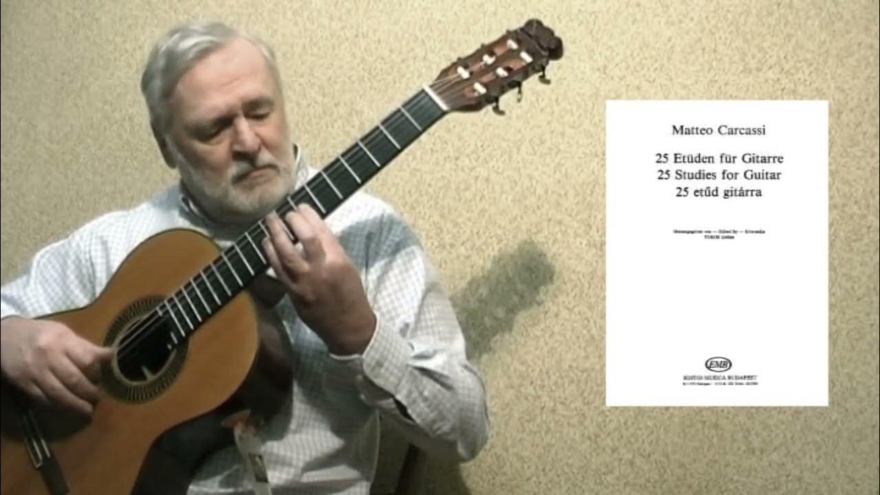 Matteo Carcassi ETUDE ADur, Op.60 №3 YouTube