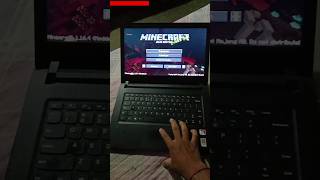 Playing Minecraft in 2GB Ram Laptop#shorts #youtubeshorts #minecraft @TechnoGamerzOfficial screenshot 1