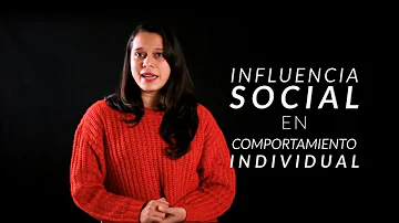 ¿Qué se refiere a la influencia de la sociedad en los individuos?