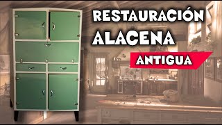 Restaurar  una ALACENA ANTIGUA paso a paso